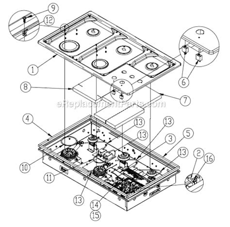 dacor stoves parts